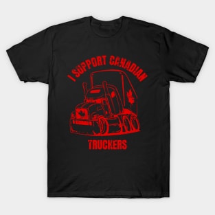 I Support Canadian Truckers Freedom Convoy T-Shirt